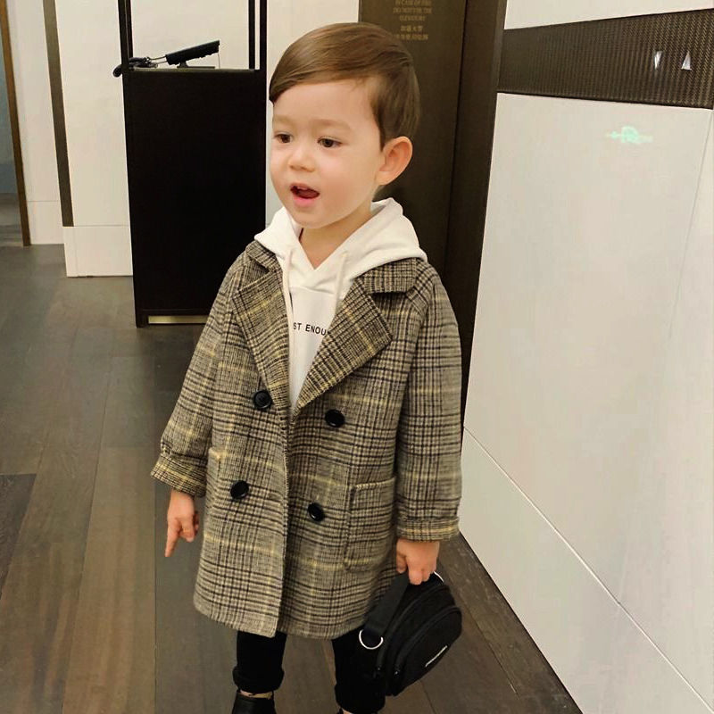 Winter Clothing For Toddlers - Giacche invernali a griglia Ragazzi ragazze