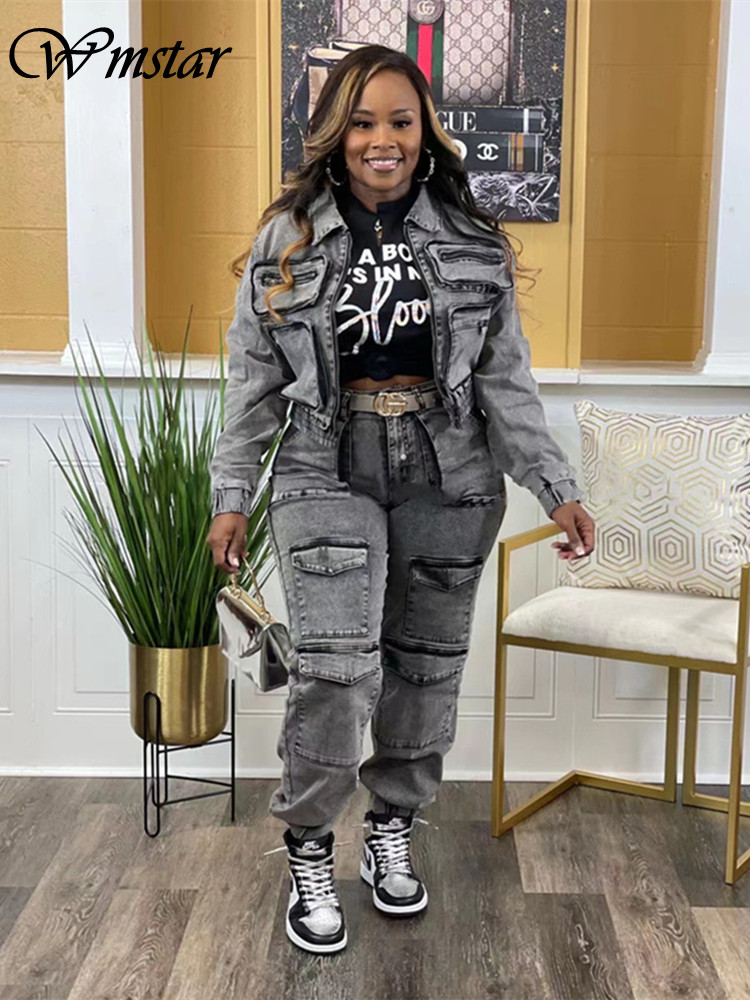 Winter Clothing Sales - Wmstar Denim Set da due pezzi