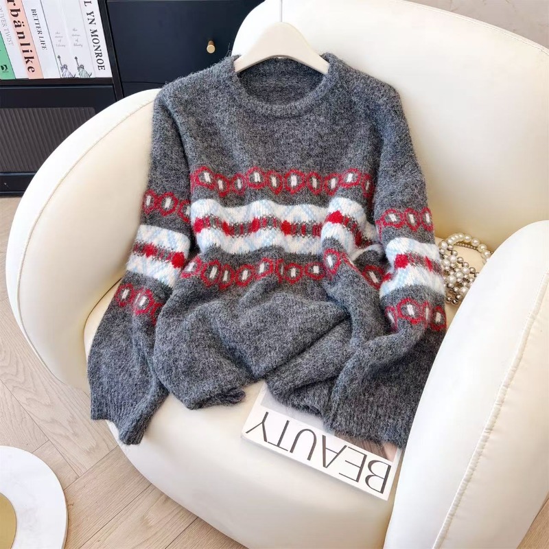 Winter Clothing Aesthetic - Maglione strappato a maniche lunghe con