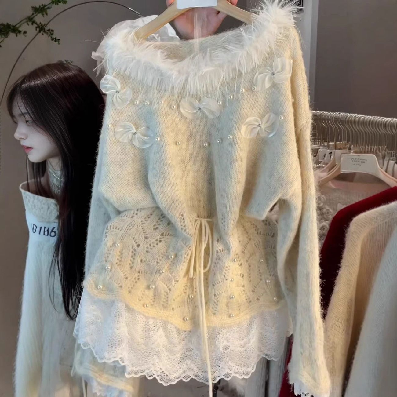 Winter Clothing Aesthetic - Maglione Y2K Invernale, Abbigliamento Harajuku, Maglione