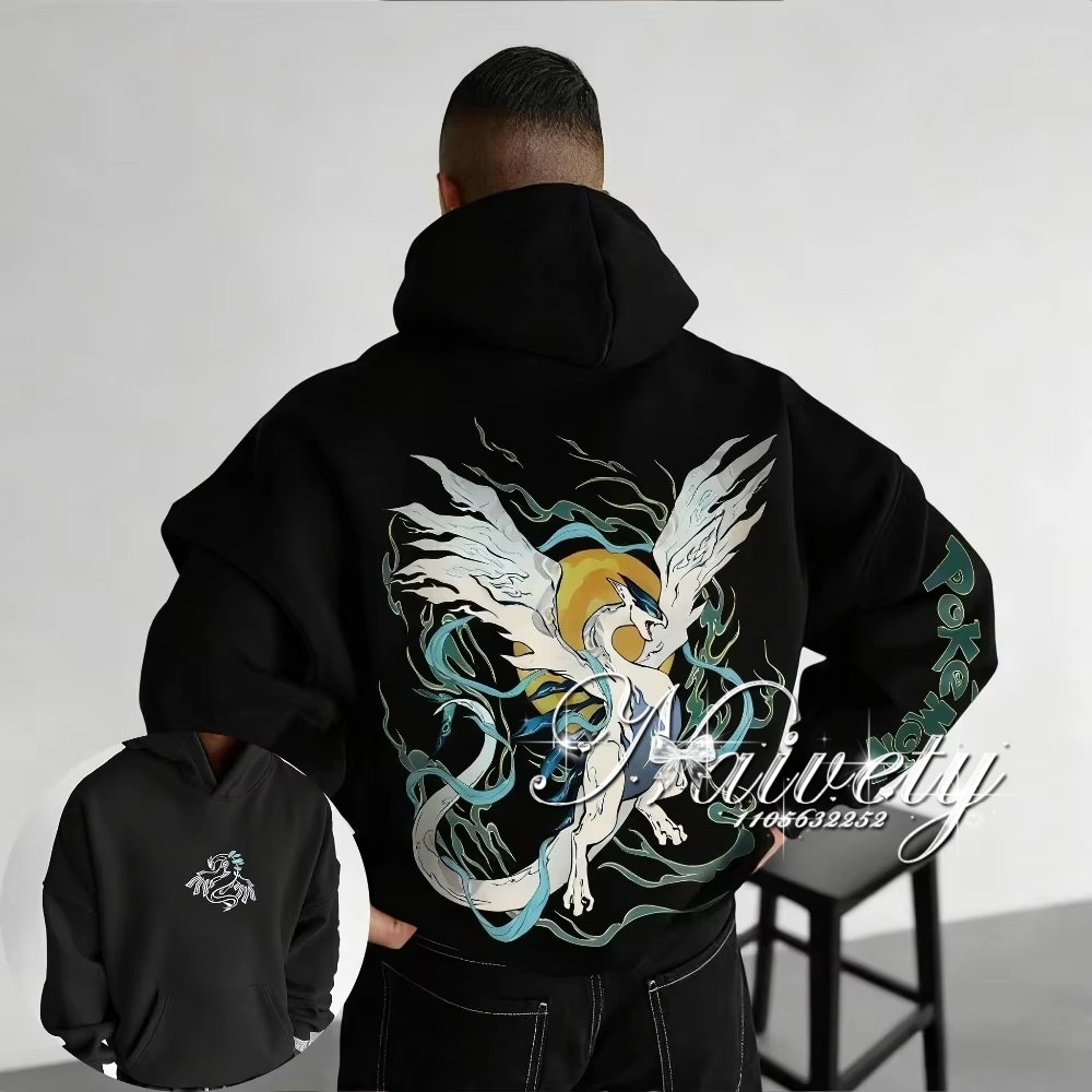 Winter Clothing In Japan - Felpa con Cappuccio Pokemon Lugia Autunno-Inverno