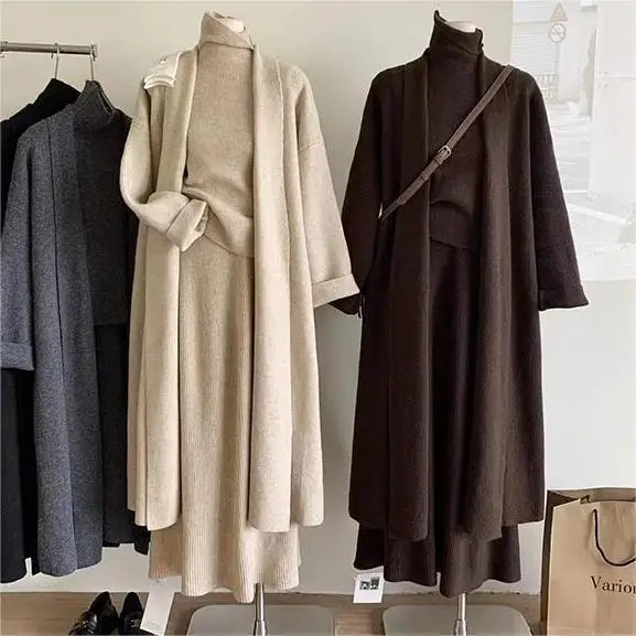 Winter Clothing Sales - Set da tre pezzi Gilet maglione