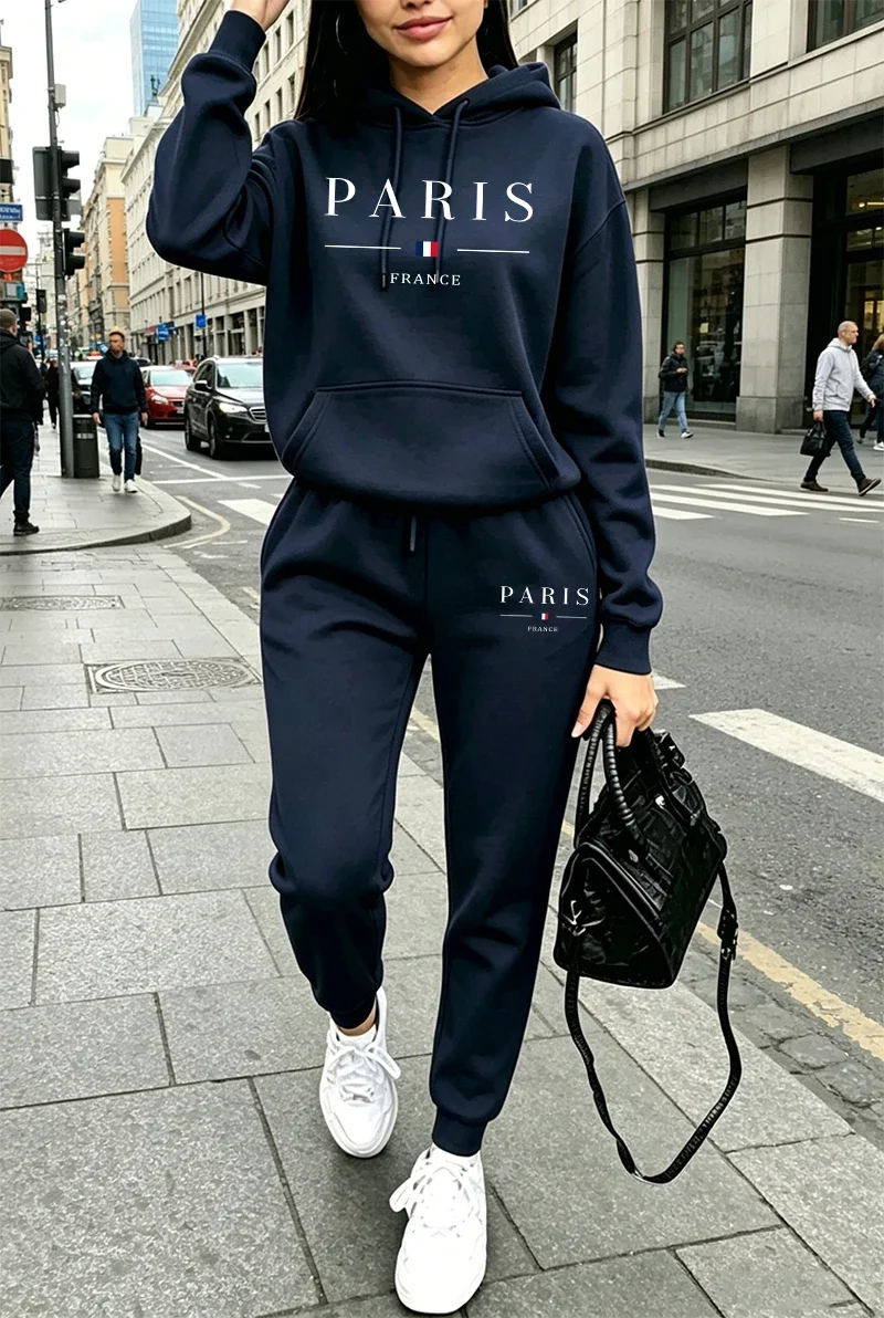 Winter Clothing Sales - Completo Sportivo con Felpa e Pantaloni