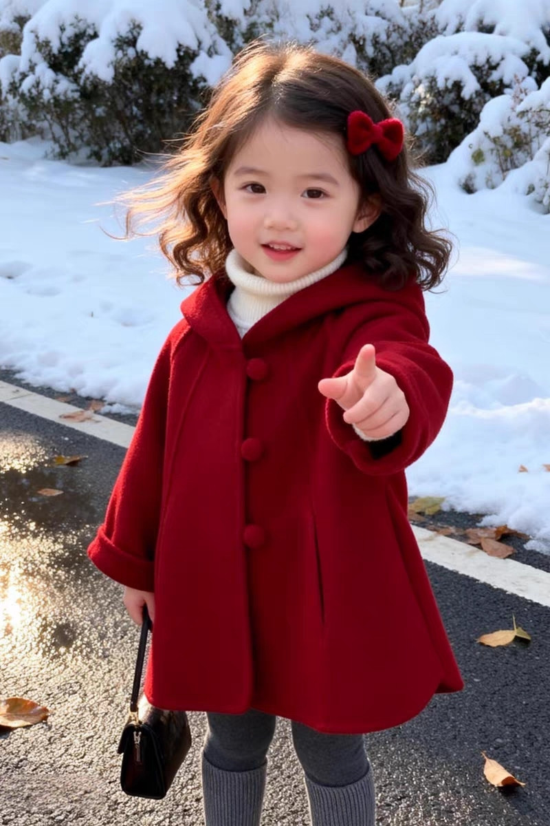 Cappotto di Lana per Bambine,  - Winter Clothing For Toddlers recensione e prezzo