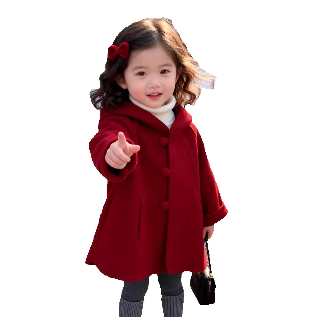 Cappotto di Lana per Bambine,  - Winter Clothing For Toddlers recensione e prezzo