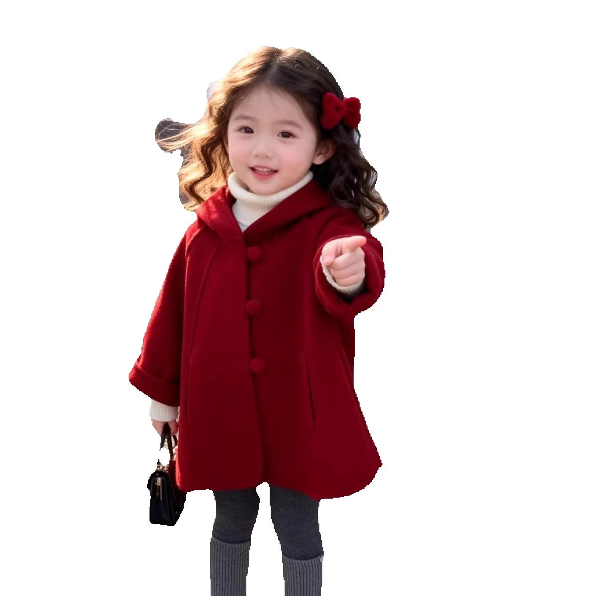 Cappotto di Lana per Bambine,  - Winter Clothing For Toddlers recensione e prezzo