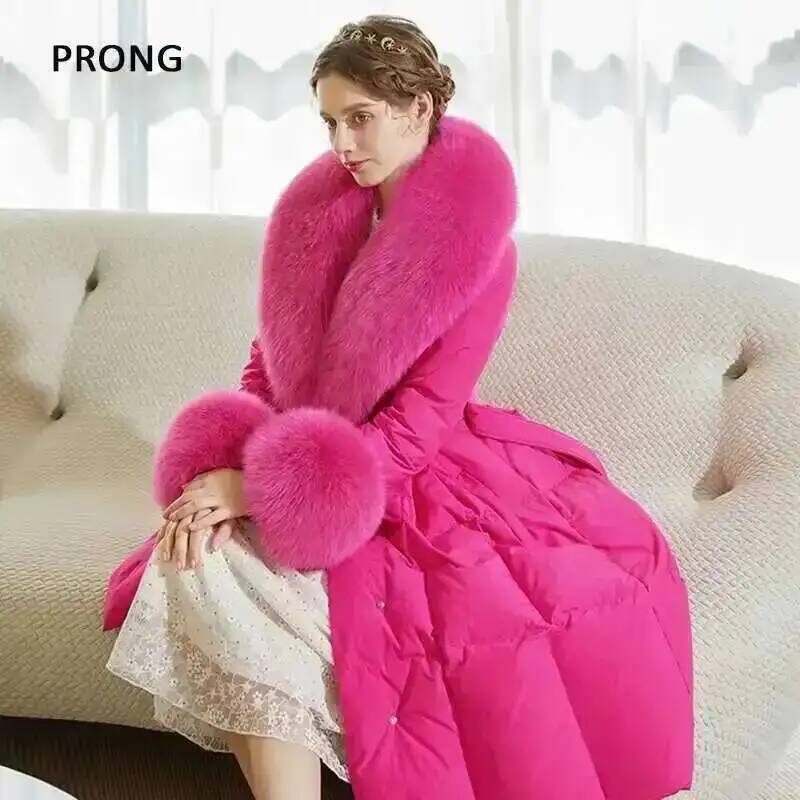 100% vera pelliccia di volpe c - Winter Clothing Color recensione e prezzo